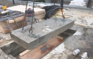 Trapgat met hijsogen